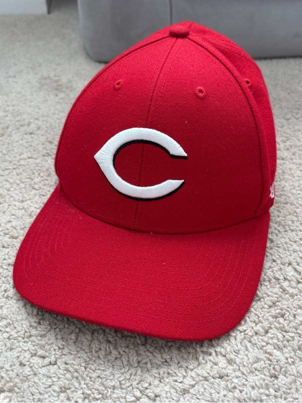 47 Cincinnati Red Baseball Cap with White 'C' Embroidered Logo